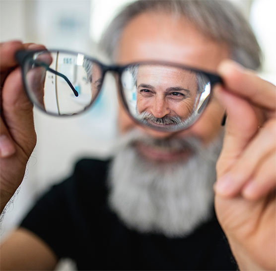 Man with glasses